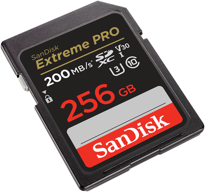 Κάρτα Μνήμης SDXC SanDisk Extreme Pro, 256Gb, Κατηγορία 10 / UHS-1 U3 SDSDXXD-256G-GN4IN