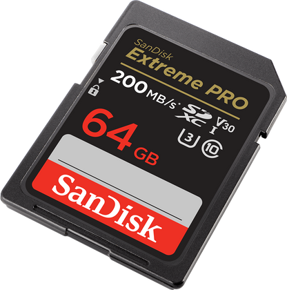 Κάρτα Μνήμης SDXC SanDisk Extreme Pro, 64Gb, Κλάση 10 / UHS-1 U3 SDSDXXU-064G-GN4IN