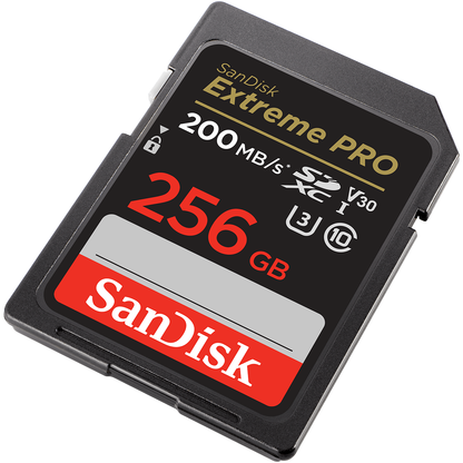Κάρτα Μνήμης SDXC SanDisk Extreme Pro, 256Gb, Κατηγορία 10 / UHS-1 U3 SDSDXXD-256G-GN4IN