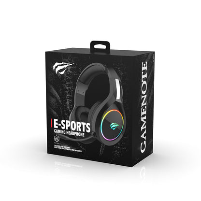 HAVIT H2002D 3.5mm Gaming Headphones, 2m, Purple