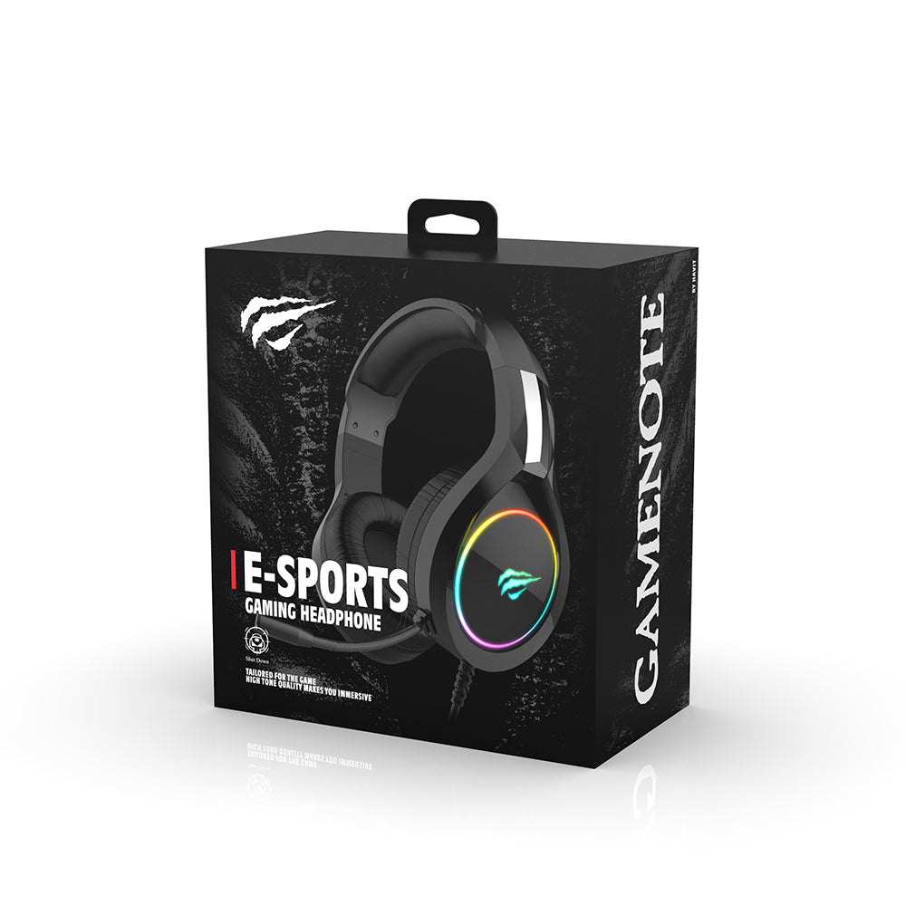 Ακουστικά Gaming 3.5mm HAVIT H2002D, 2m, Ροζ