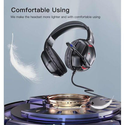 Ακουστικά Gaming 3.5mm Yesido EK01, RGB, 1.2m, Μαύρα