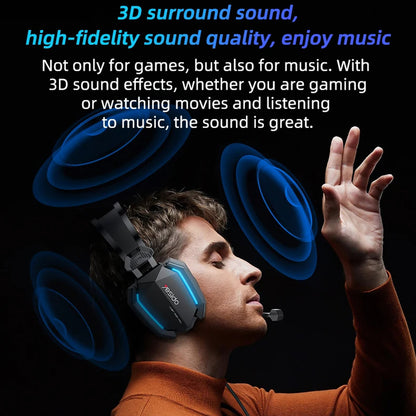 Ακουστικά Gaming 3.5mm Yesido EK03, RGB, 2m, Μαύρα