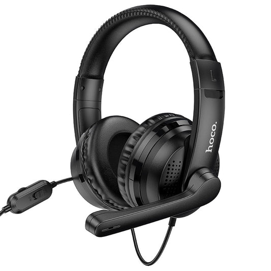 Ακουστικά Gaming 3.5mm HOCO W103, Μαύρα