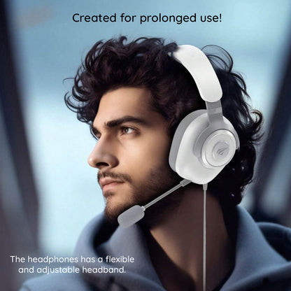 Ακουστικά Gaming USB HAVIT H2230U, 1.8m, Λευκά