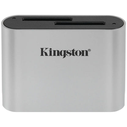 Αναγνώστης Καρτών USB-C Kingston Workflow, Διπλή SD, Γκρι WFS-SD