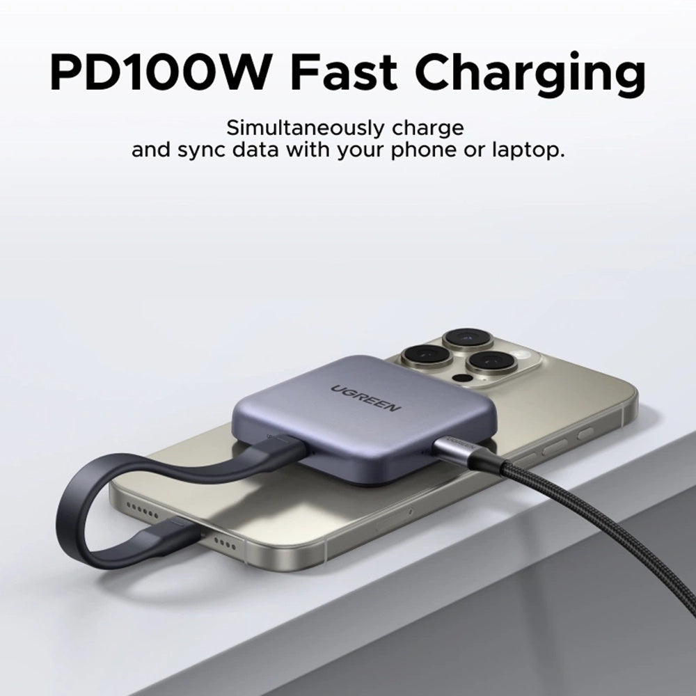 UGREEN CM898 USB-C Card Reader (65095), SD - microSD, Gray