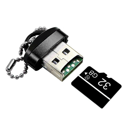 Αναγνώστης Κάρτας USB OEM CR01, microSD, Μαύρο