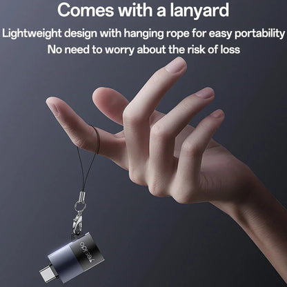 USB Card Reader Yesido GS37, microSD, Black