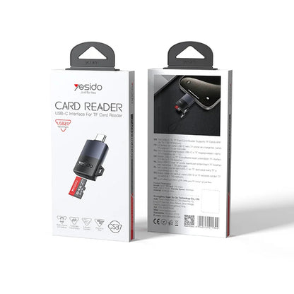 USB Card Reader Yesido GS37, microSD, Black