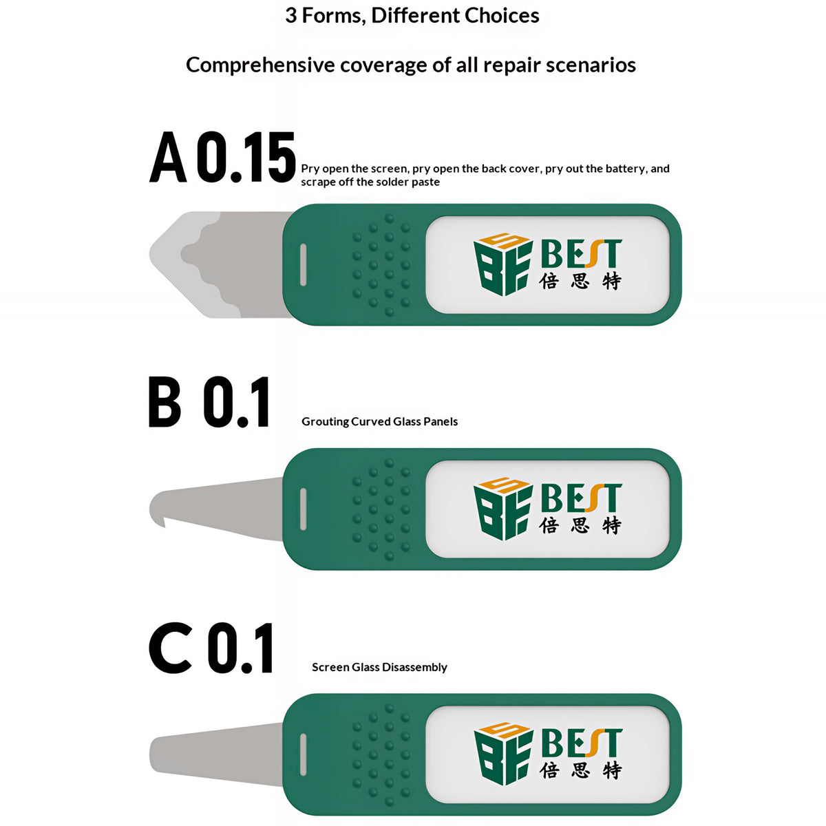 Μεταλλικό Κλιπ Best BST-146, 3in1