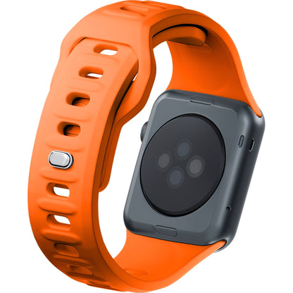 Λουράκι σιλικόνης 3MK για Apple Watch 41mm / 40mm / 38mm Series, Πορτοκαλί 