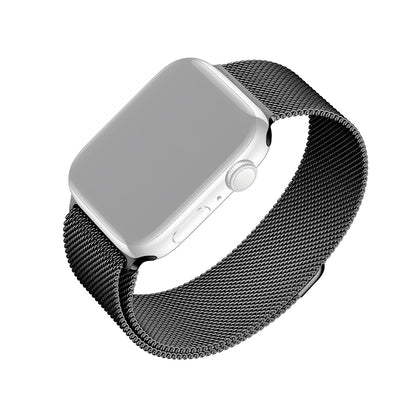 Λουράκι Fixed Mesh για Apple Watch 49mm / 46mm / 45mm / 44mm / 42mm Series, Μαύρο