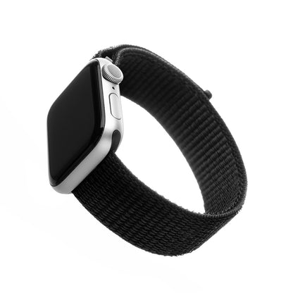 Λουράκι Fixed Nylon για Apple Watch 49mm / 46mm / 45mm / 44mm / 42mm Series, Μαύρο