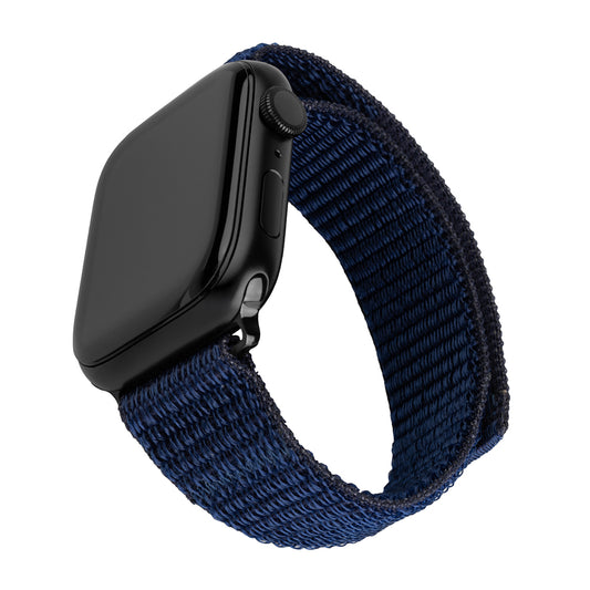 Λουράκι Fixed Nylon Sporty για Apple Watch 42mm / 41mm / 40mm / 38mm Series, Σκούρο Μπλε