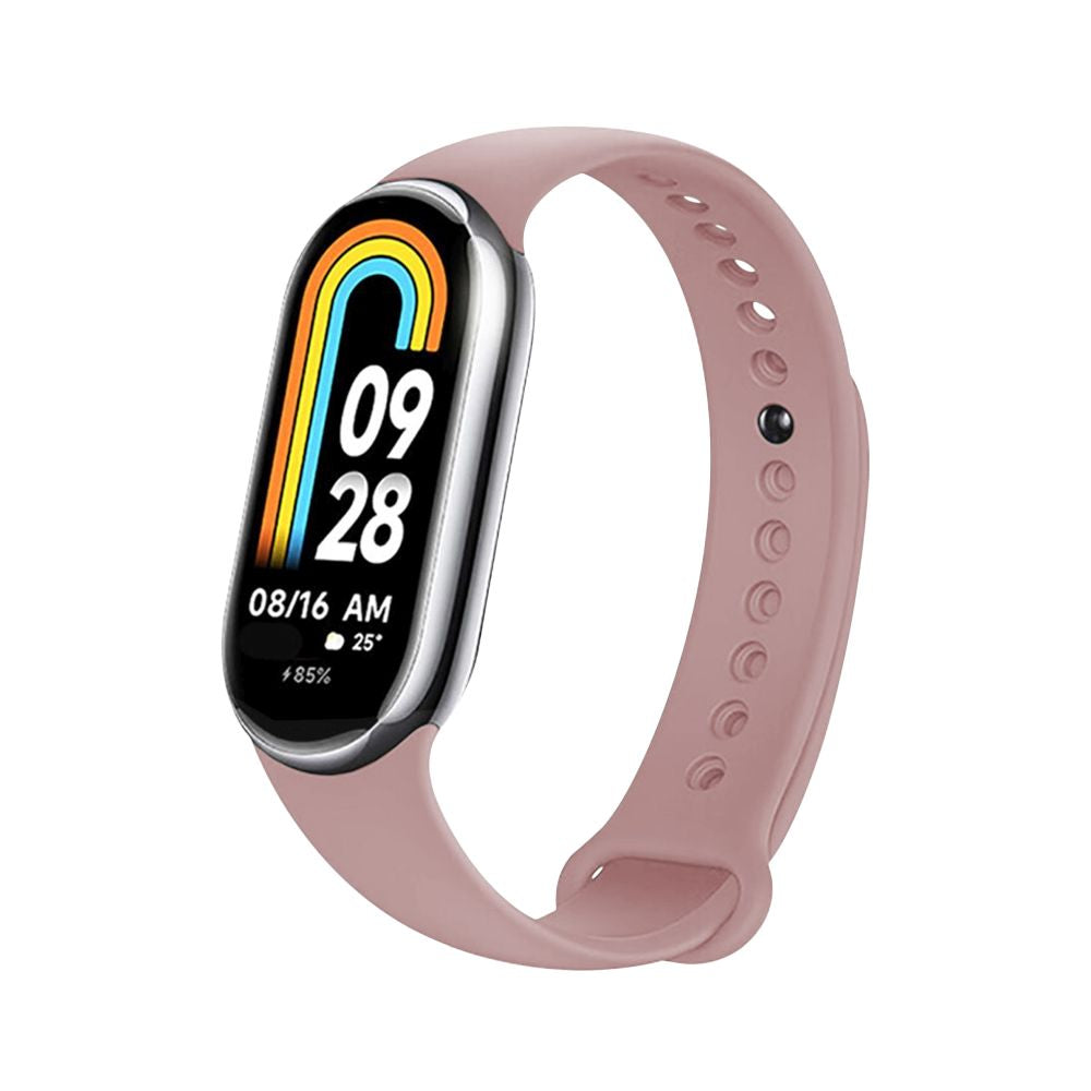 Λουράκι Fixed Silicone για Xiaomi Smart Band 9 / 8, Ροζ