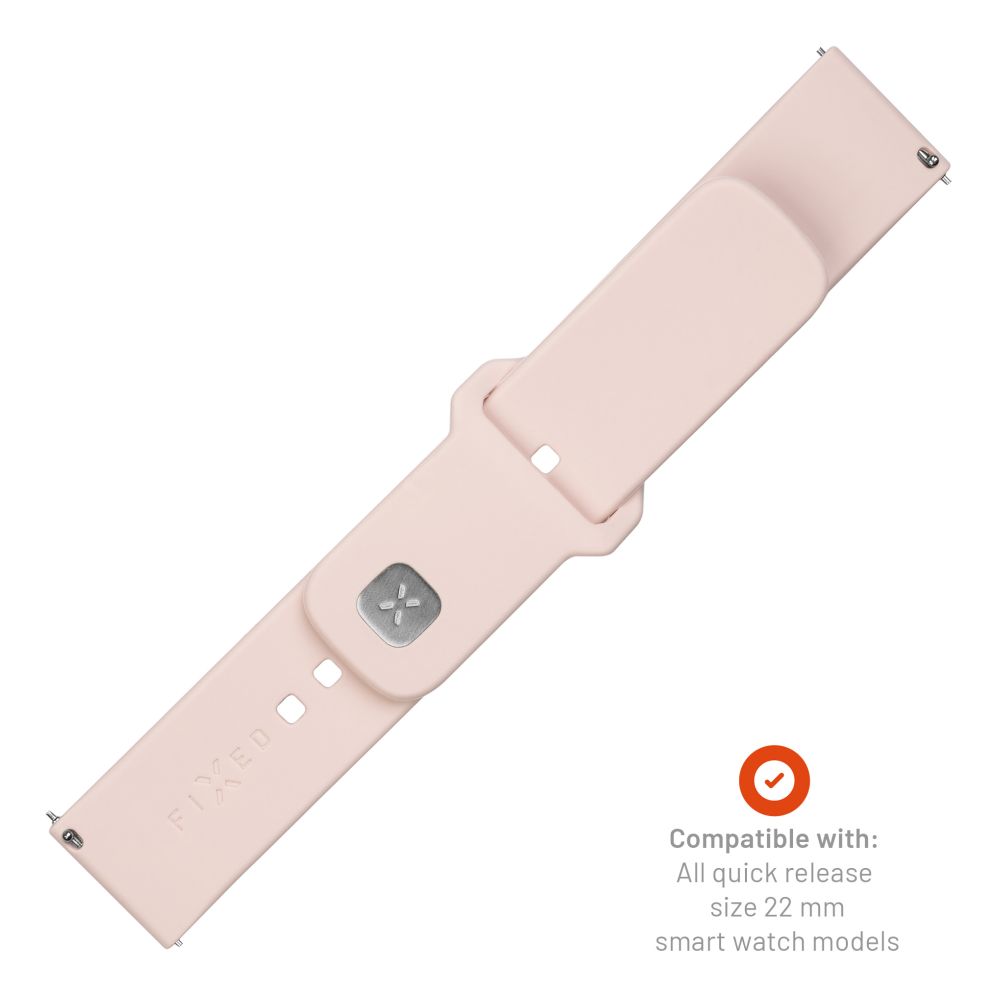 Λουράκι Fixed Silicone Sporty για Huawei Watch / Xiaomi Watch Series, 22mm, Ροζ