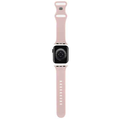 Λουράκι Hello Kitty Silicone Tags Graffiti για Apple Watch 42mm / 41mm / 40mm / 38mm Series, Ροζ