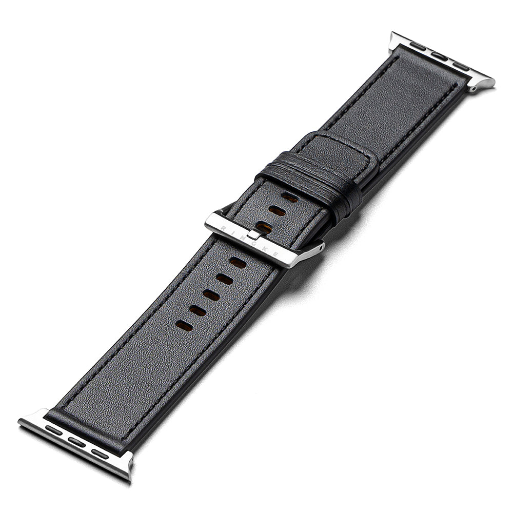 Λουράκι Ringke Leather One για Apple Watch 49mm / 46mm / 45mm / 44mm / 42mm Series, Μαύρο