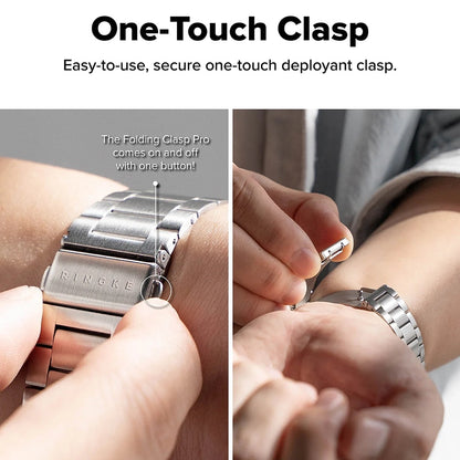 Λουράκι Ringke Metal One Air για Samsung Galaxy Watch8 / Watch8 Classic Series, Ασημί