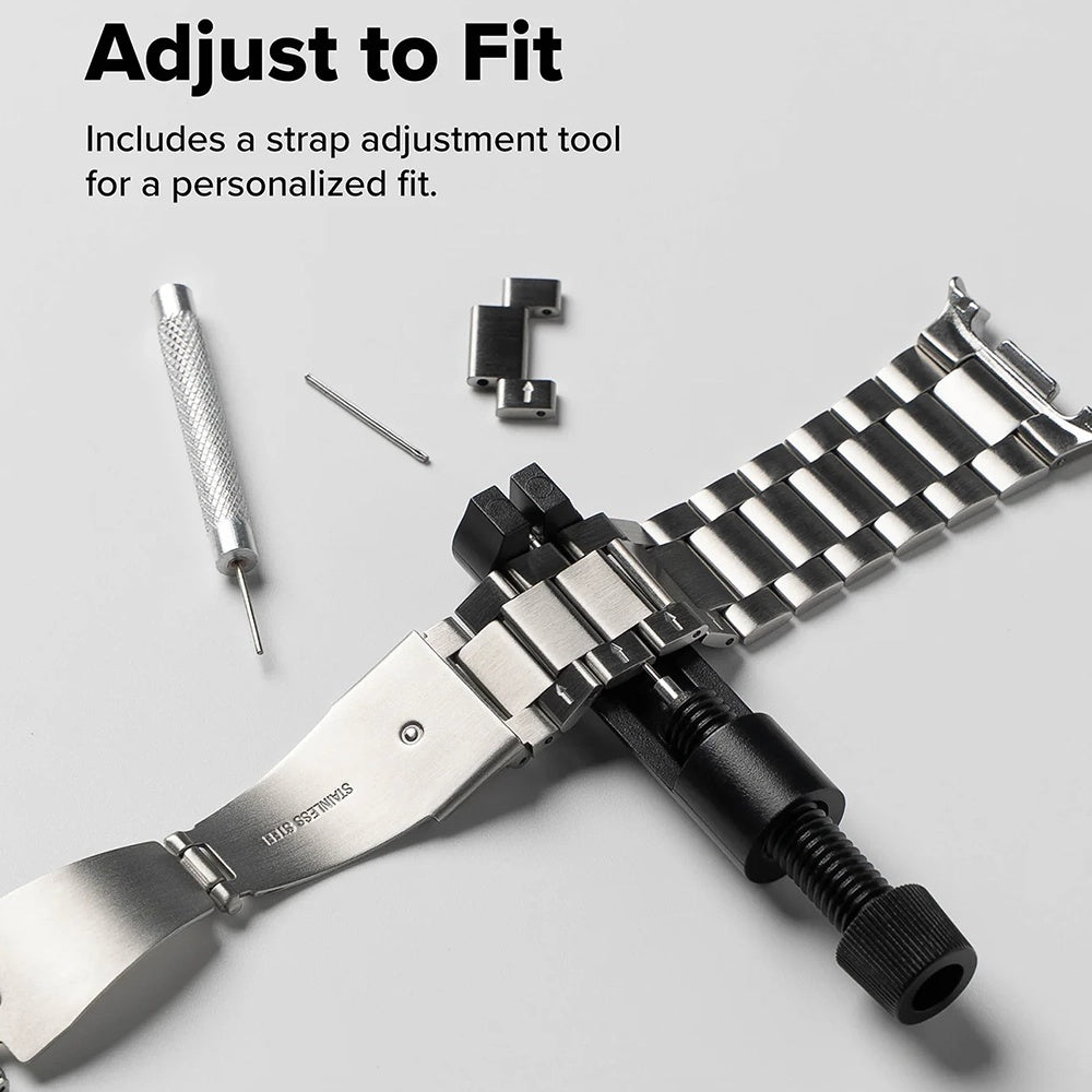 Λουράκι Ringke Metal One Air για Samsung Galaxy Watch8 / Watch8 Classic Series, Ασημί