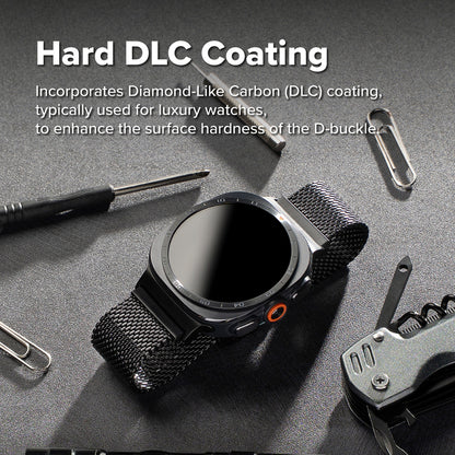 Λουράκι Ringke Metal One Mesh για Samsung Galaxy Watch Ultra2, Μαύρο