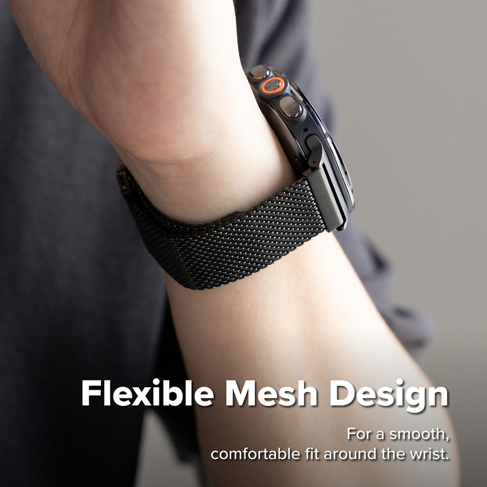 Λουράκι Ringke Metal One Mesh για Samsung Galaxy Watch Ultra2, Μαύρο