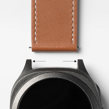 Λουράκι Ringke One Basic Bold για Fossil Watch / Mobvoi Watch / Suunto Watch Series, 24mm, Καφέ