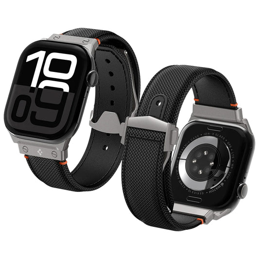 Spigen Classic Fit Band for Apple Watch 49mm / 46mm / 45mm / 44mm / 42mm Series, Black AMP09304
