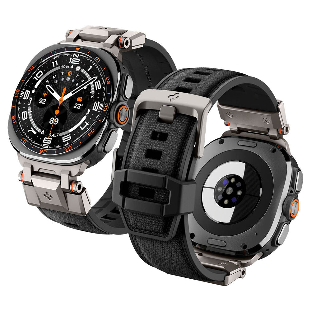 Λουράκι Spigen DuraPro Armor για Samsung Galaxy Watch Ultra Series, Μαύρο AMP11615