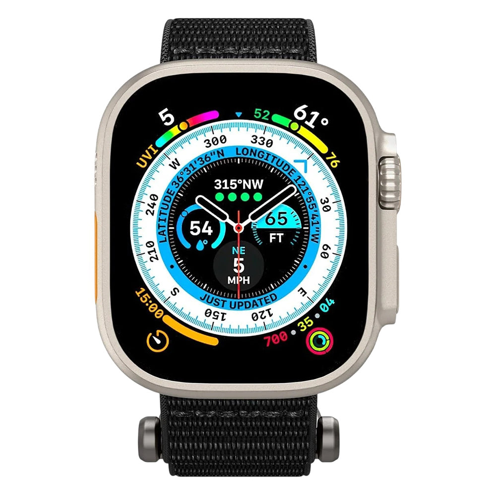 Λουράκι Spigen DuraPro Flex για Apple Watch 49mm / 46mm / 45mm / 44mm Series, Μαύρο AMP02465