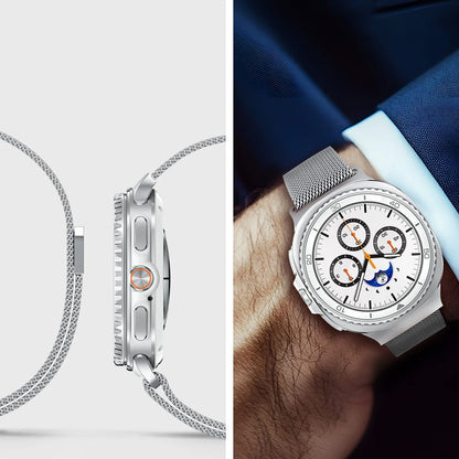 Λουράκι Spigen Metal Fit για Samsung Galaxy Watch9 / Watch8 / Watch8 Classic Series, Ασημί AMP10121