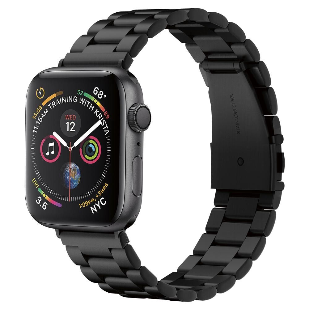 Spigen Modern Fit Strap for Apple Watch 49mm / 46mm / 45mm / 44mm / 42mm Series, Black