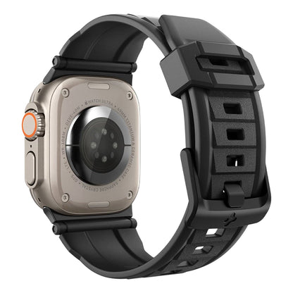 Λουράκι Spigen Rugged για Apple Watch 49mm / 46mm / 45mm / 44mm / 42mm Series, Μαύρο AMP07105