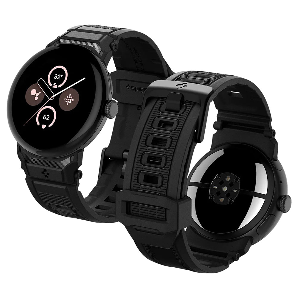 Λουράκι Spigen Rugged για Google Pixel Watch 41mm Series, Μαύρο AMP07556