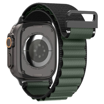 Spigen WBF1 Strap for Apple Watch 49mm / 46mm / 45mm / 44mm Series, Black Green