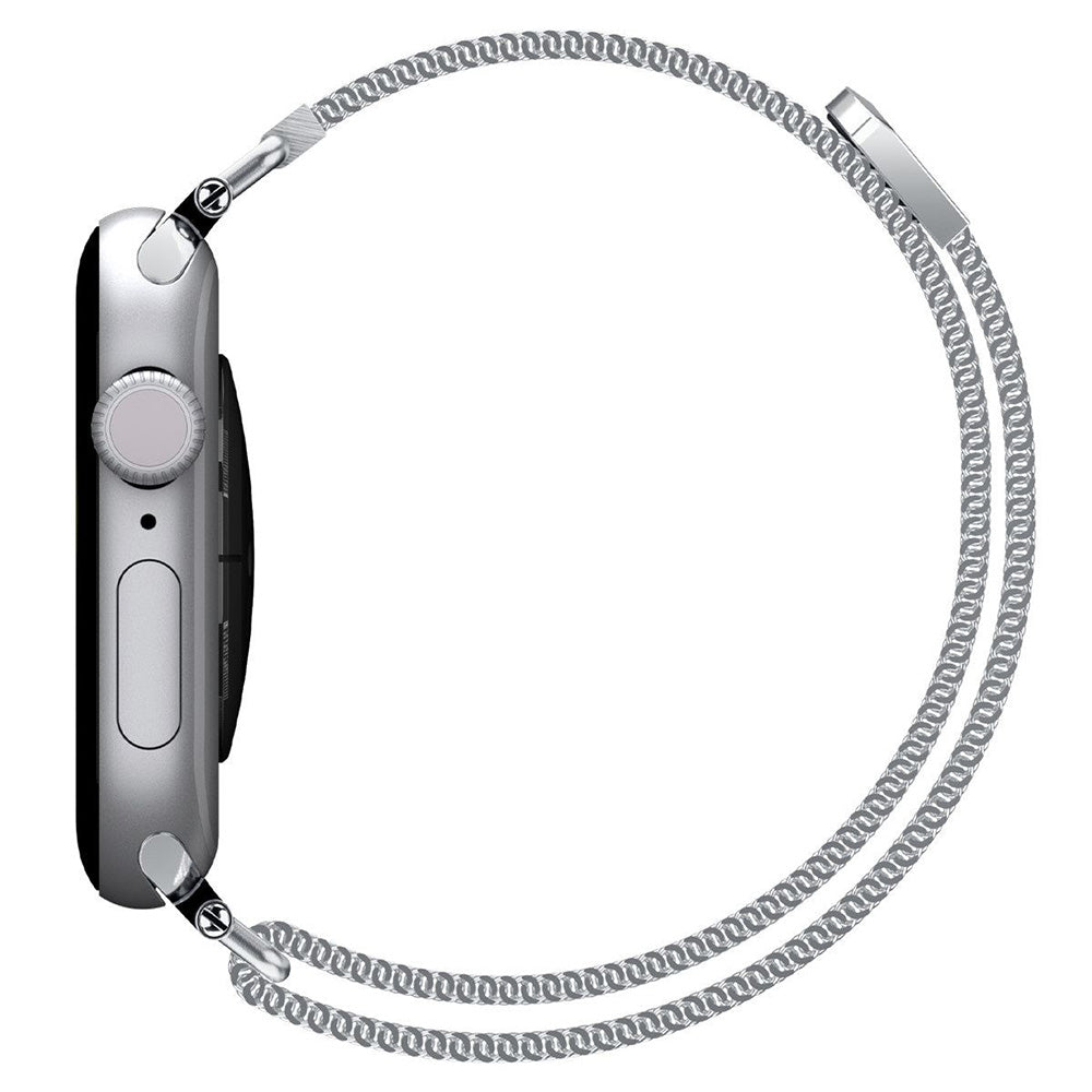 Λουράκι Spigen WBM4 για Apple Watch 42mm / 41mm / 40mm Series, Ασημί AMP10498