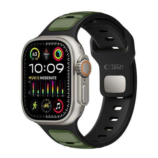 Λουράκι Tech-Protect Iconband Line για Apple Watch 49mm / 46mm / 45mm / 44mm Series, Πράσινο