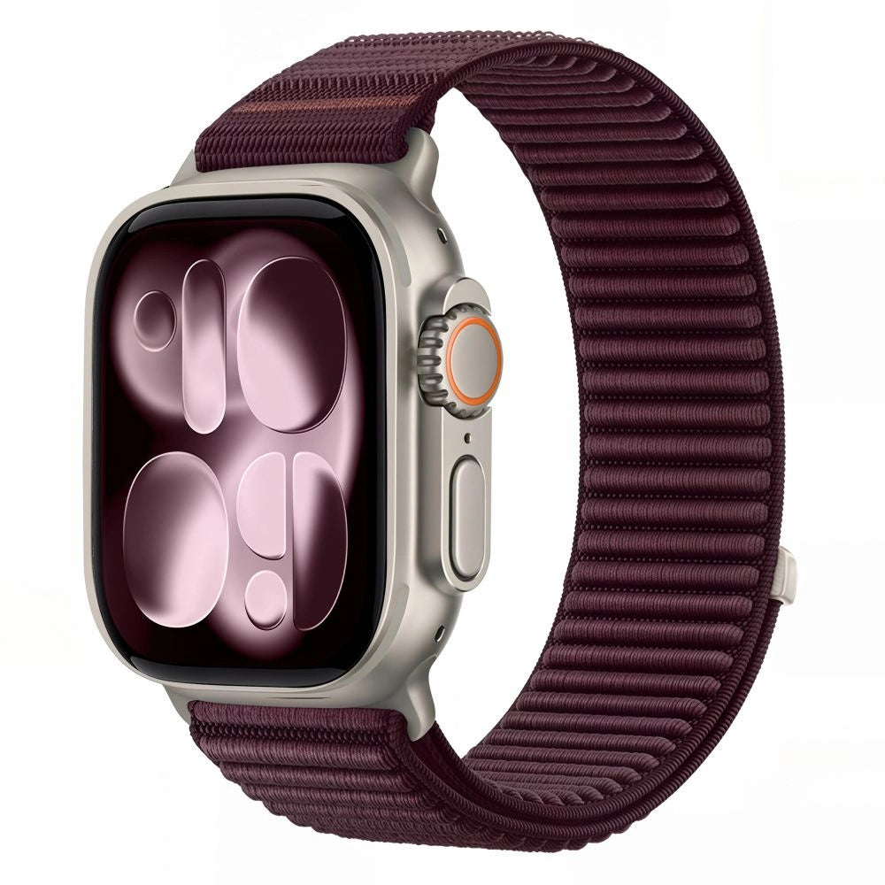 Λουράκι Tech-Protect NylonLoop για Apple Watch 49mm / 46mm / 45mm / 44mm Series, Μπορντό
