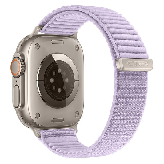 Λουράκι Tech-Protect NylonLoop για Apple Watch 49mm / 46mm / 45mm / 44mm Series, Μωβ