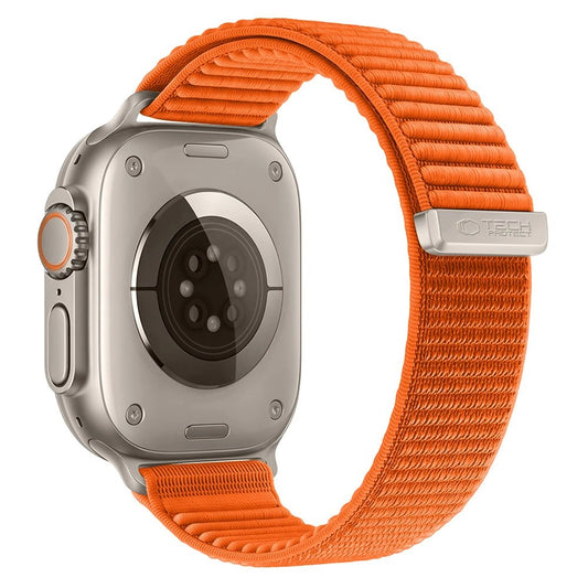 Λουράκι Tech-Protect NylonLoop για Apple Watch 49mm / 46mm / 45mm / 44mm Series, Πορτοκαλί