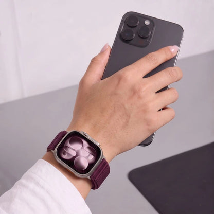 Λουράκι Tech-Protect NylonLoop για Apple Watch 49mm / 46mm / 45mm / 44mm Series, Μπορντό
