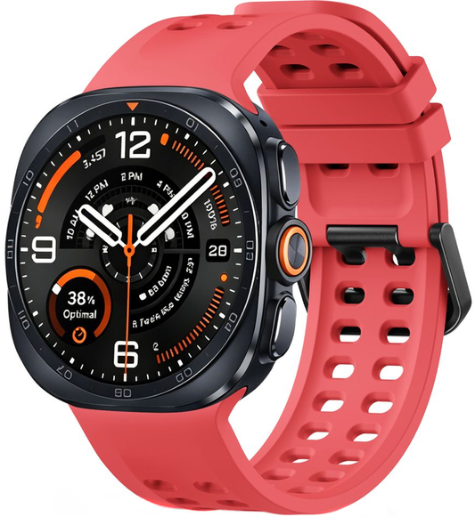 Λουράκι Tech-Protect Silicone Air για Samsung Galaxy Watch9 / Watch8 / Watch8 Classic Series, Κόκκινο