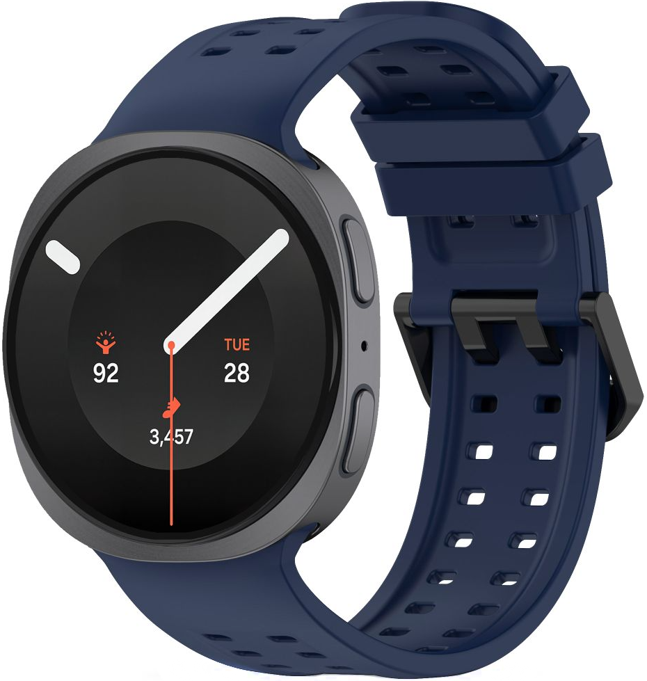 Λουράκι Tech-Protect Silicone Air για Samsung Galaxy Watch9 / Watch8 / Watch8 Classic Series, Μπλε Σκούρο