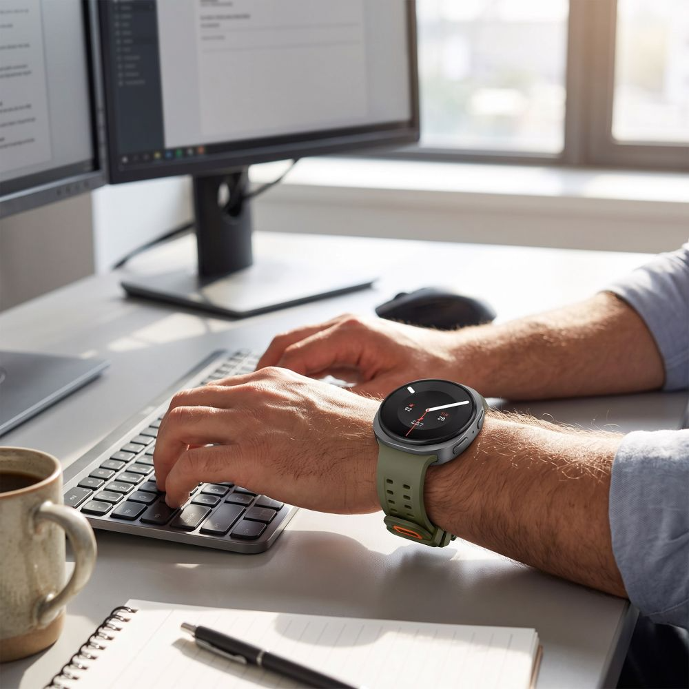 Tech-Protect Silicone Air Strap for Samsung Galaxy Watch9 / Watch8 / Watch8 Classic Series, Green
