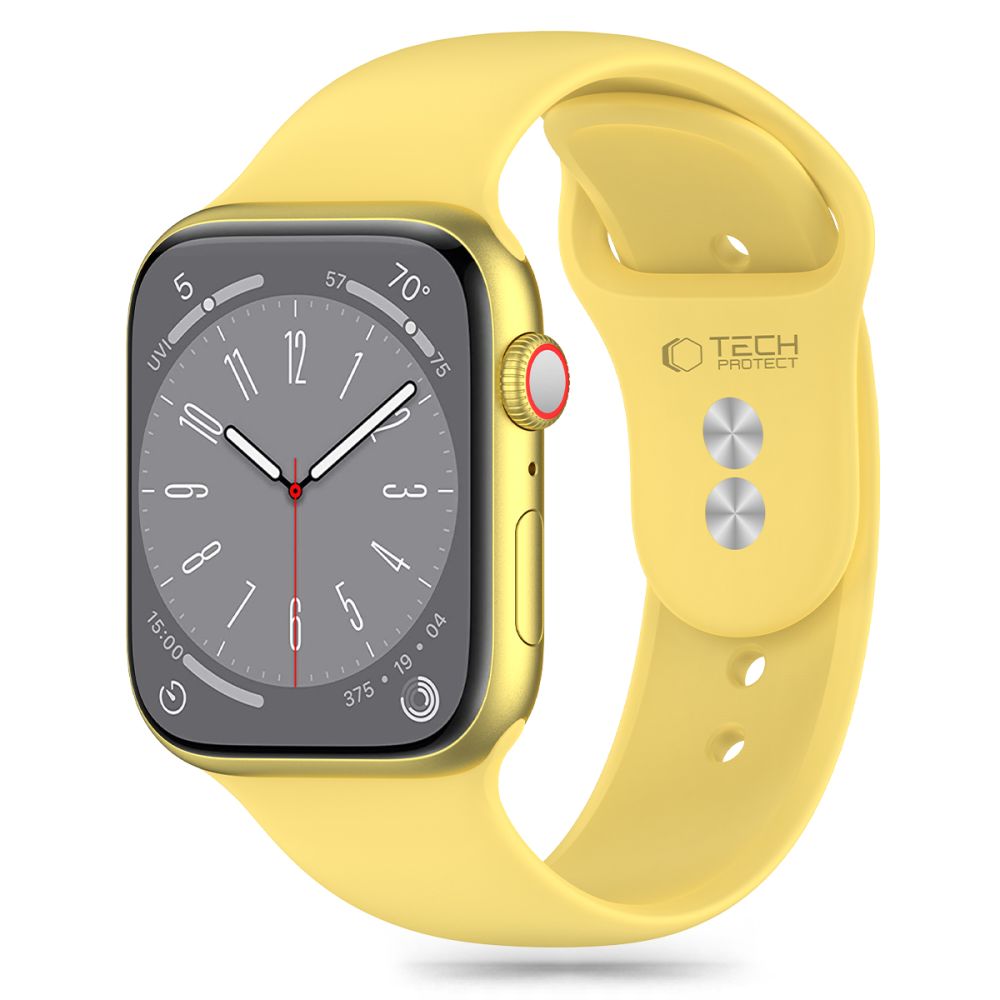 Λουράκι σιλικόνης Tech-Protect για Apple Watch 41mm / 40mm / 38mm Series, κίτρινο 