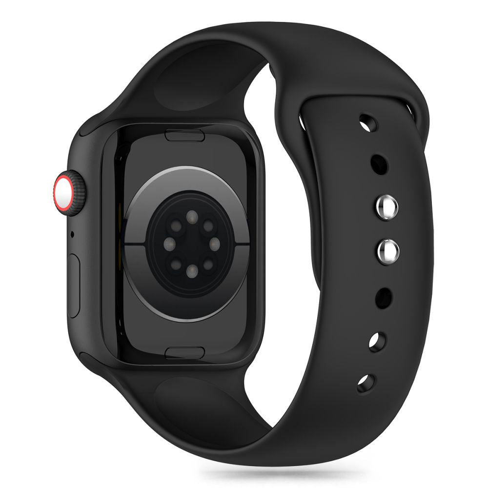 Λουράκι σιλικόνης Tech-Protect για Apple Watch 49mm / 45mm / 44mm / 42mm Series, Μαύρο 