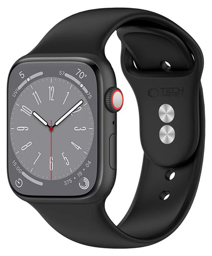 Λουράκι Tech-Protect Silicone για Apple Watch 42mm / 41mm / 40mm Series, Μαύρο