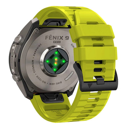Λουράκι σιλικόνης Techsuit για Garmin Fenix 5X / 5X Plus / 6X / 6X Pro / 7X / 8 / 8 Pro / 9 / 9 Pro, Πράσινο