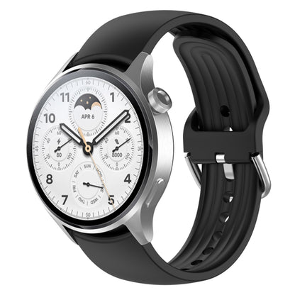 Λουράκι Techsuit W003 για Huawei Watch / Xiaomi Watch Series, 22mm, Μαύρο